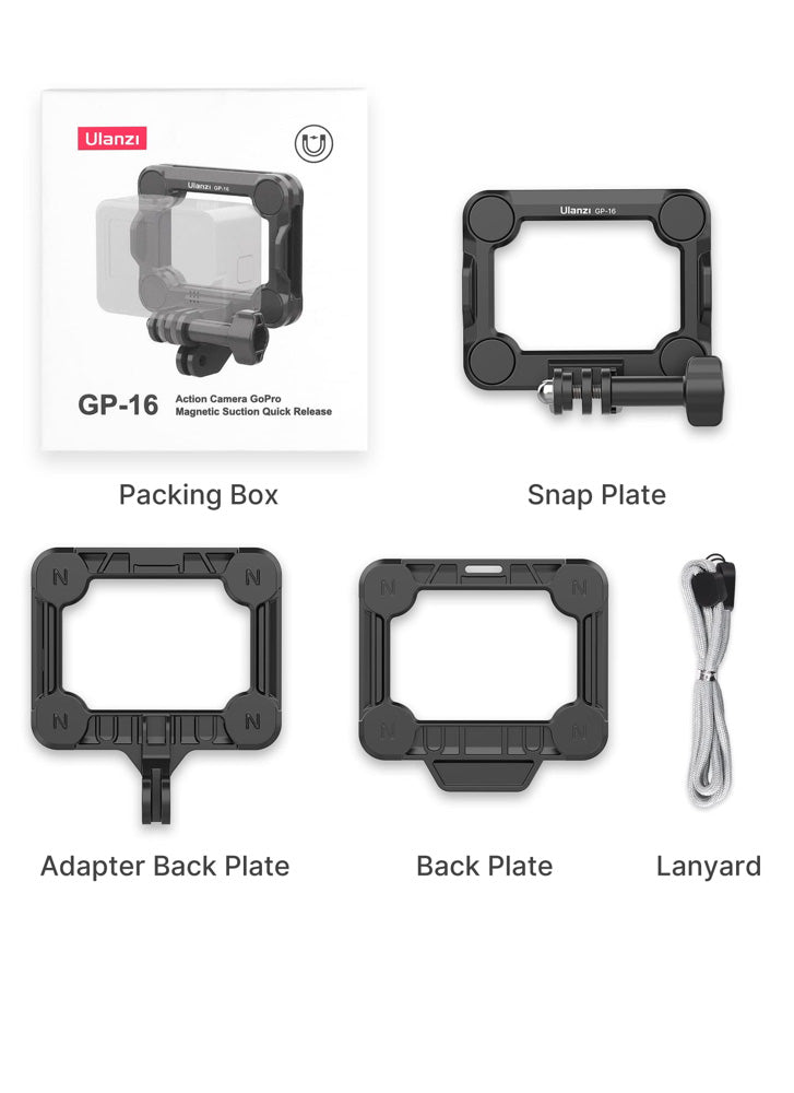 Ulanzi GP16 GoPro Magnetic Quick Release​ Mount