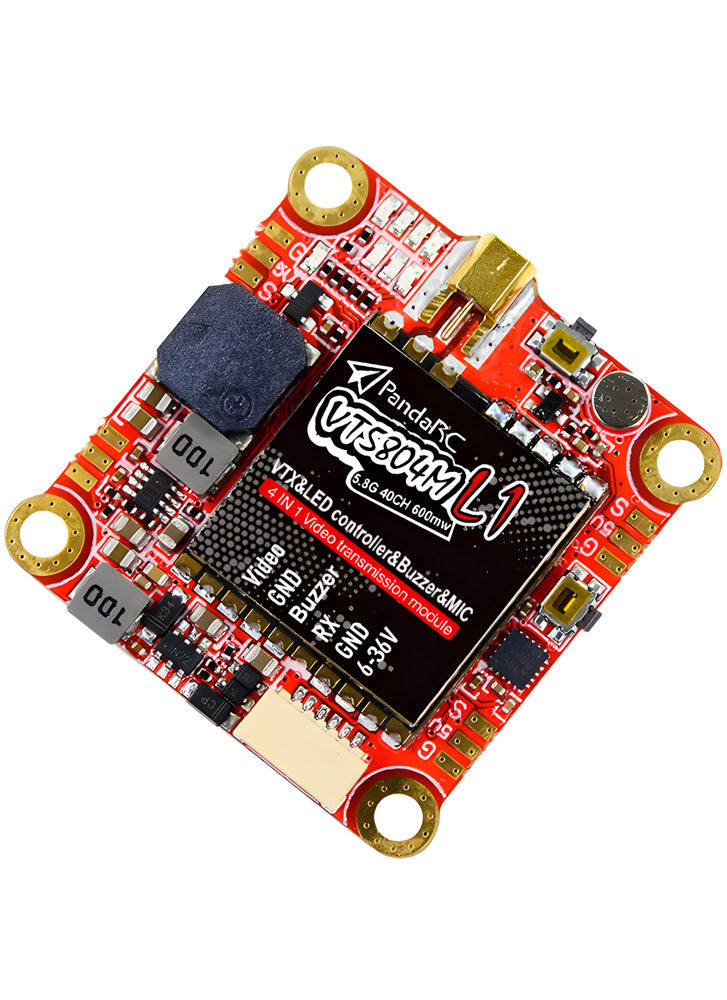 PandaRc VT5804M L1 3-in-1 VTX LED Controller & Buzzer