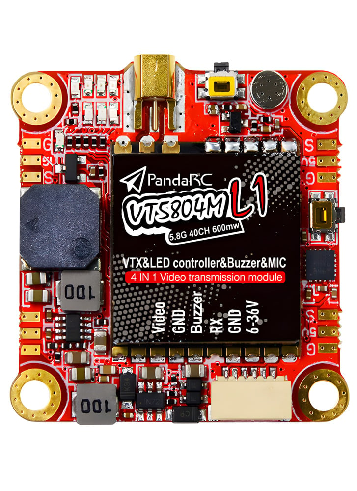 PandaRc VT5804M L1 3-in-1 VTX LED Controller & Buzzer