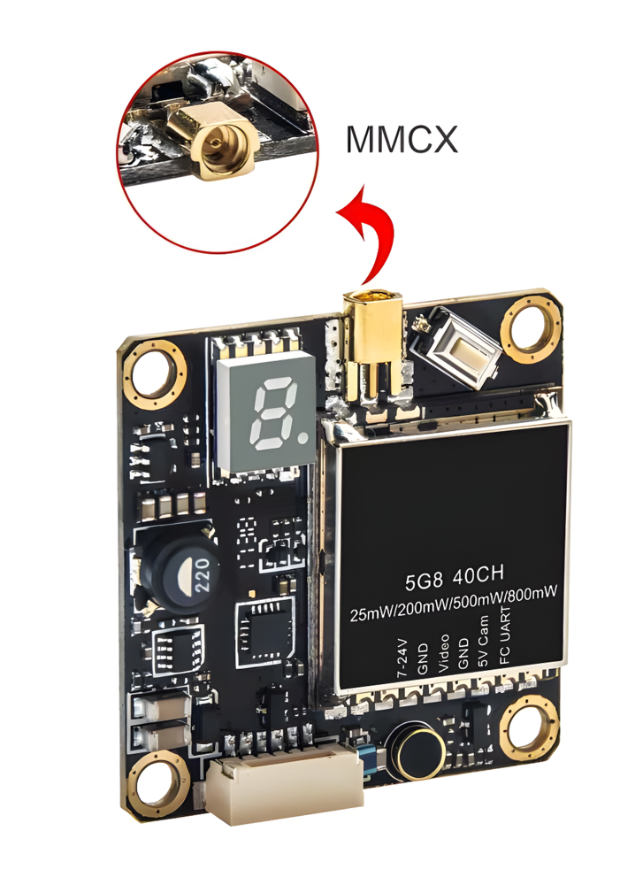 MMCX Female Surface Mount Connector