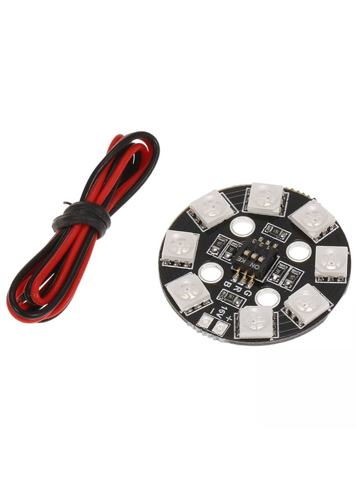 Matek RGB 7 Colour DIP Switch X6 12V(3S) X8 16V(4S) LED Circular Light Boards