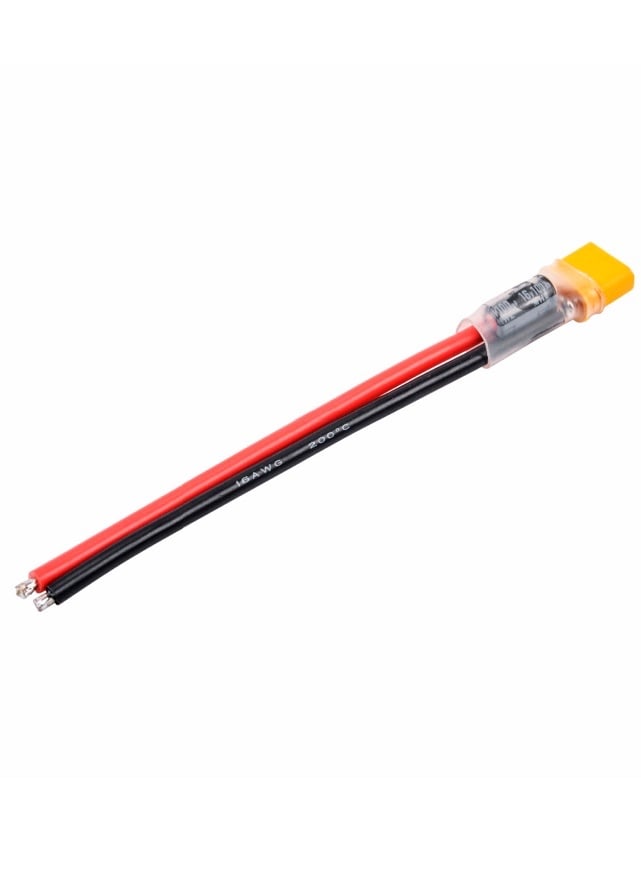 XT30U Male Pigtail Power Wire with 100μF 16V Capacitor