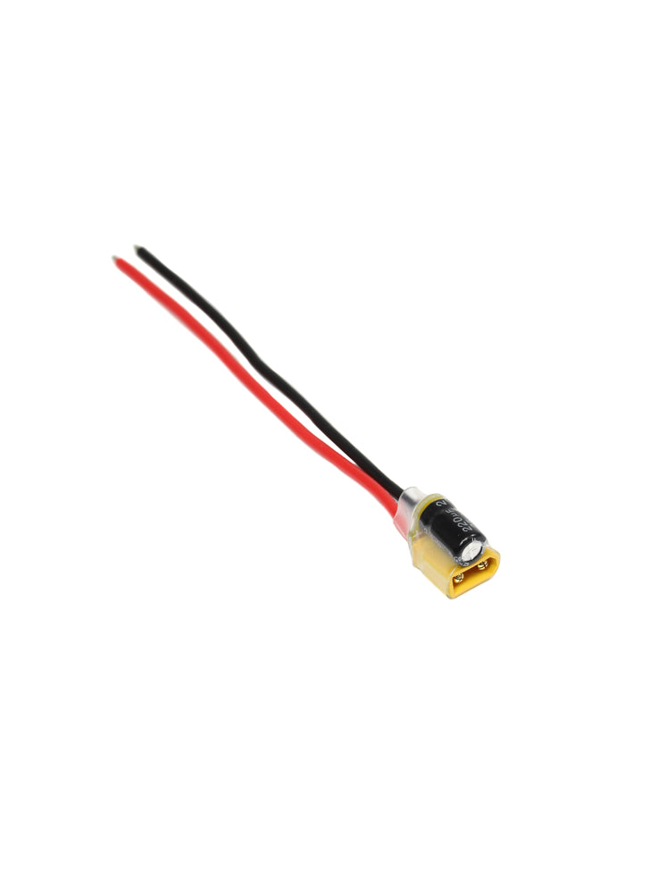 XT30 Pigtail with Capacitor 2-4S (220UF 25V)