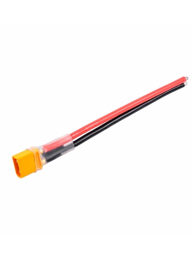 XT30U Male Pigtail Power Wire with 100μF 16V Capacitor