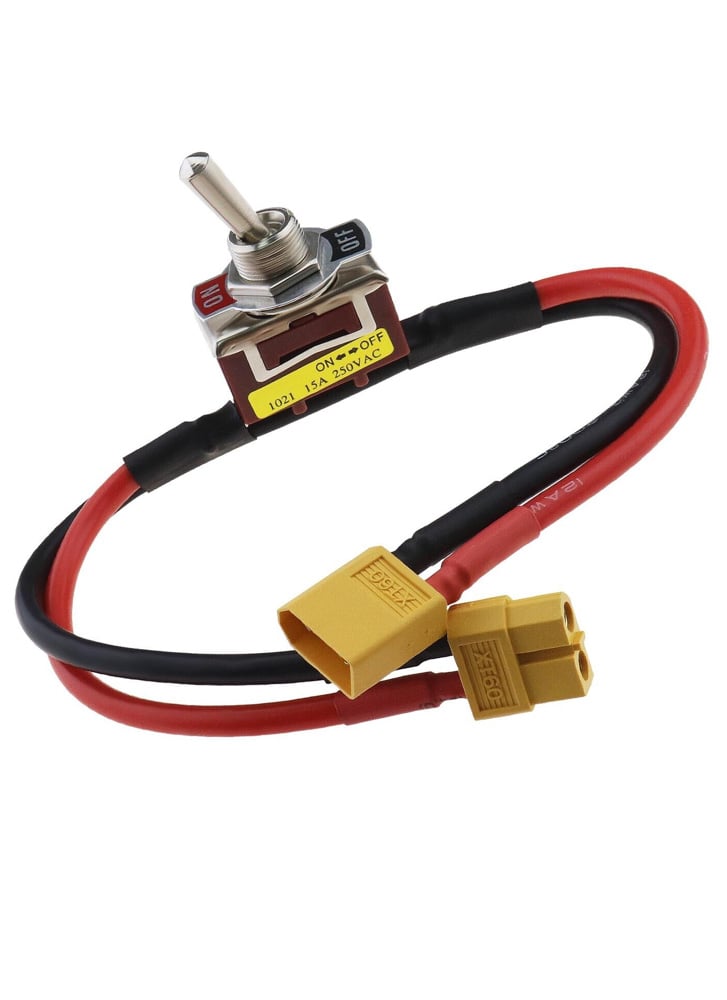 High Current (15A) Electric On-Off Power Switch XT60 / XT90