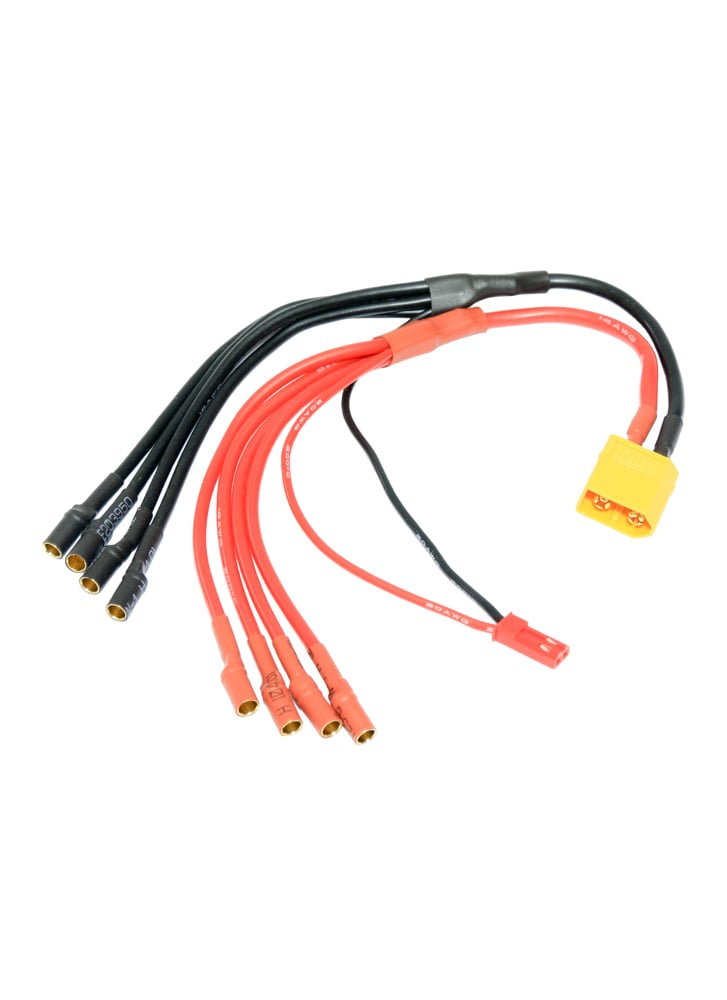 XT60 ESC (3.5mm) Quadcopter Breakout Cable with JST