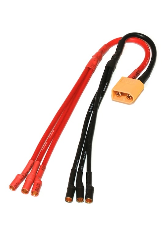 XT60 ESC (3.5mm) Tricopter Power Breakout Cable