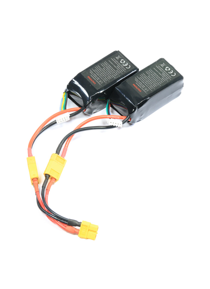 XT60 Y lead Parallel Battery Harness – 2x Male to 1x Female