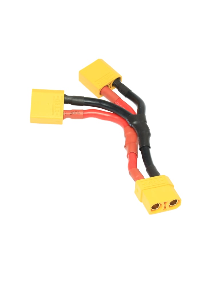 XT90 Y lead Parallel Battery Harness – 2x Male to 1x Female