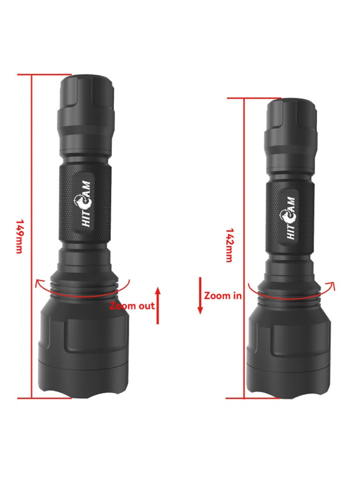HitCam 850nm Infrared Zooming IR Flashlight Illuminator