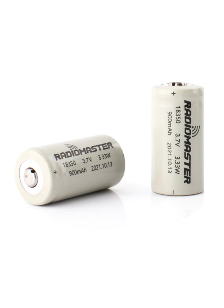 RadioMaster 900mah 3.7v Li-ion 18350 Cells for Zorro Radio