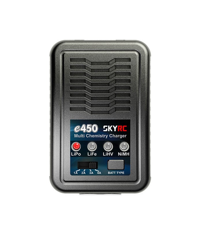 SkyRC e450 2-4S LiPo LiFe LiHV / 6-8S NiMH Battery Charger 50W 4A