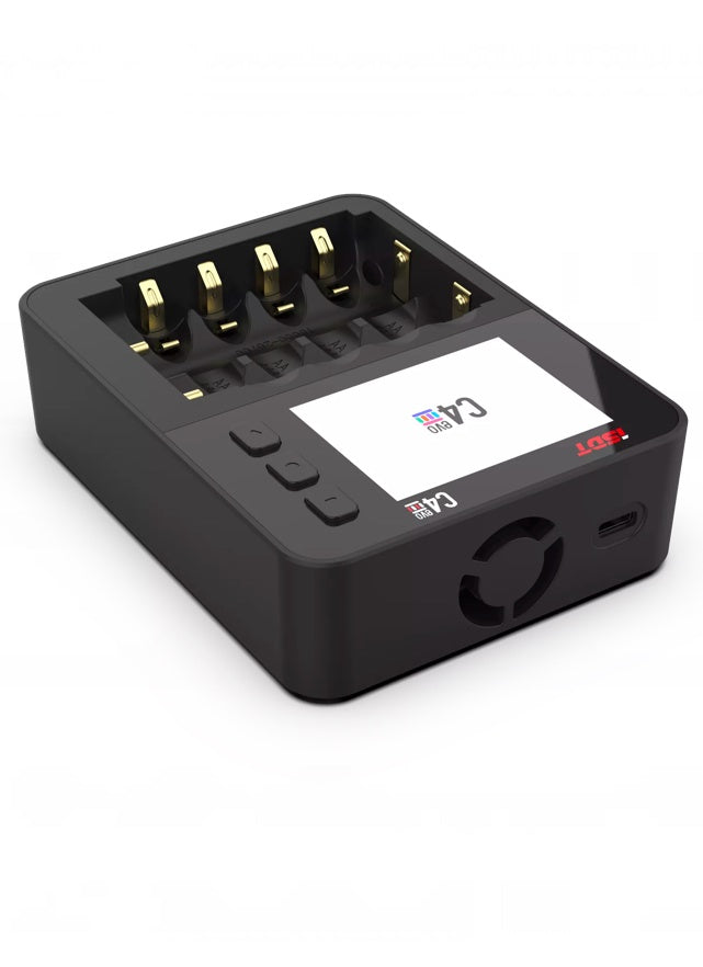 iSDT C4 EVO Smart Battery Charger for AA, AAA, 18650