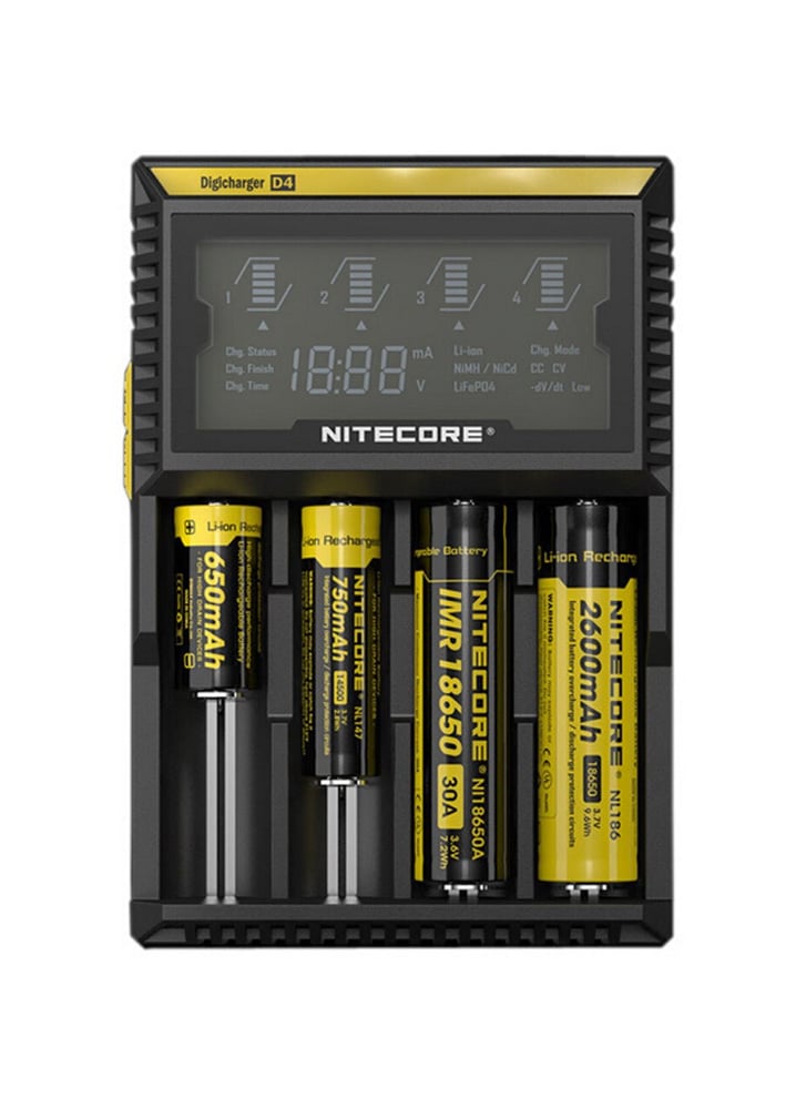 Nitecore D4 Multi Chemistry Intelligent Battery Charger