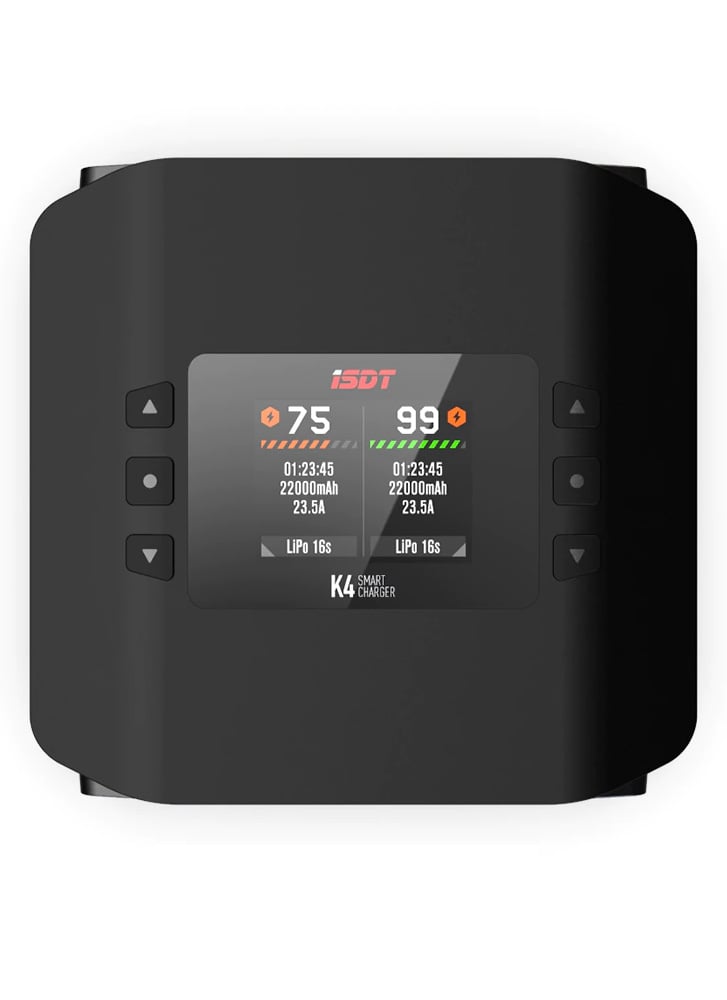 ISDT K4 Dual Port 1~8S AC400W / DC600W Smart Charger