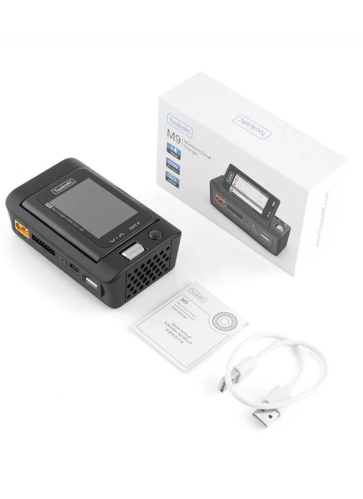 ToolkitRC M9 600W 20A 1-8S Multi-Function DC Smart Balance Charger