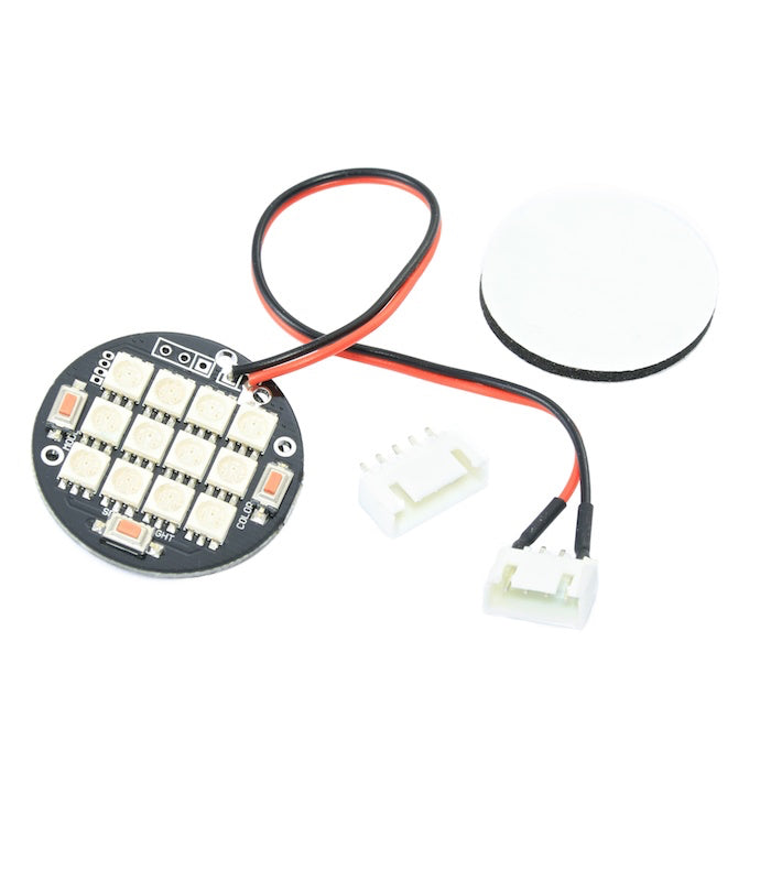 Multi Colour 12 LED Circular Light Board with 3/4S JST-XH Connector